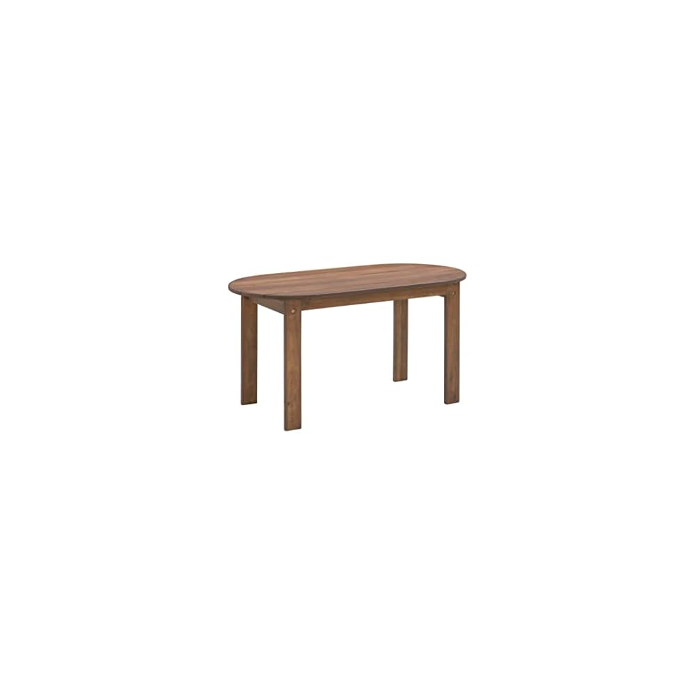 Linon Home Dcor Home Decor Teak Wood Stock Chair, 30.4" wx37.6 dx37.8 h, Stain