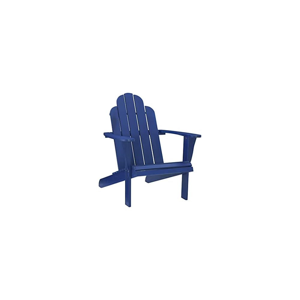 Linon Home Dcor Home Decor Teak Wood Stock Chair, 30.4" wx37.6 dx37.8 h, Stain