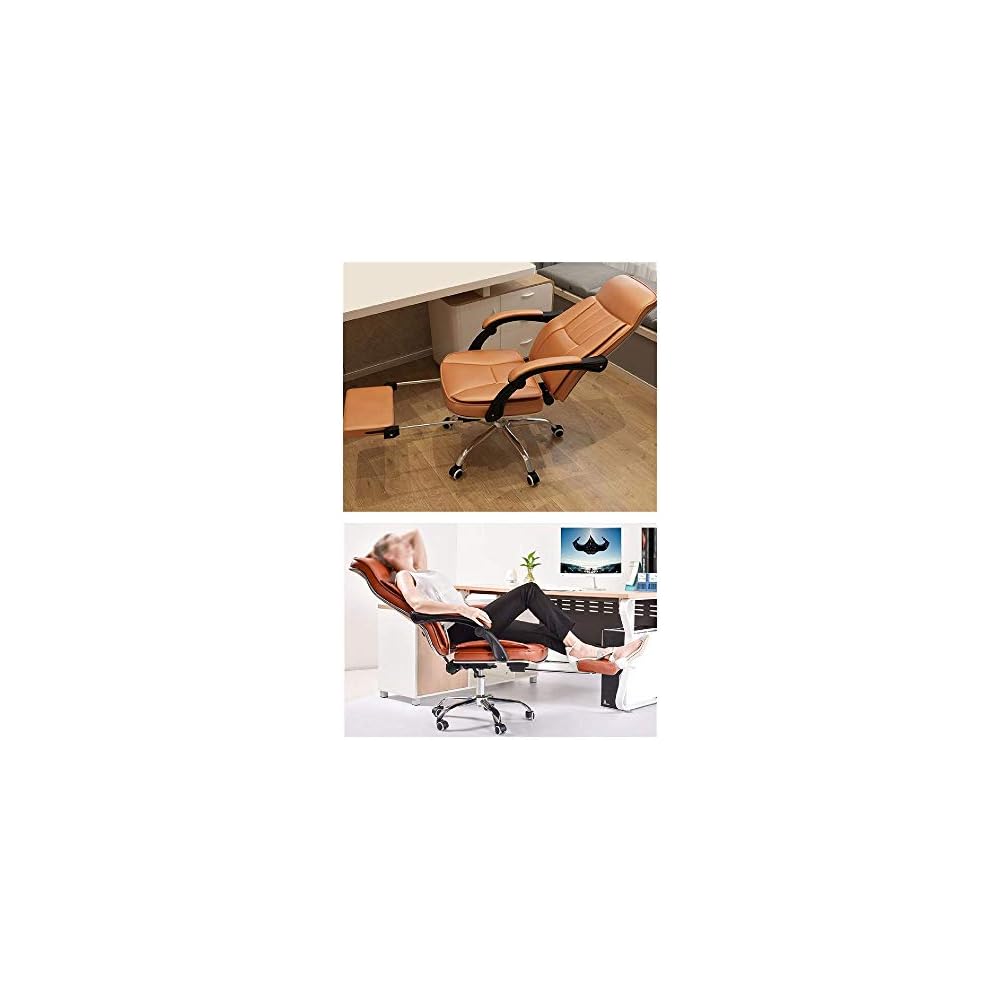 Gaming Office Chair High Back PU Leather Executive Desk Chair Modern Comfort Brown Computer Chair for Home Offices