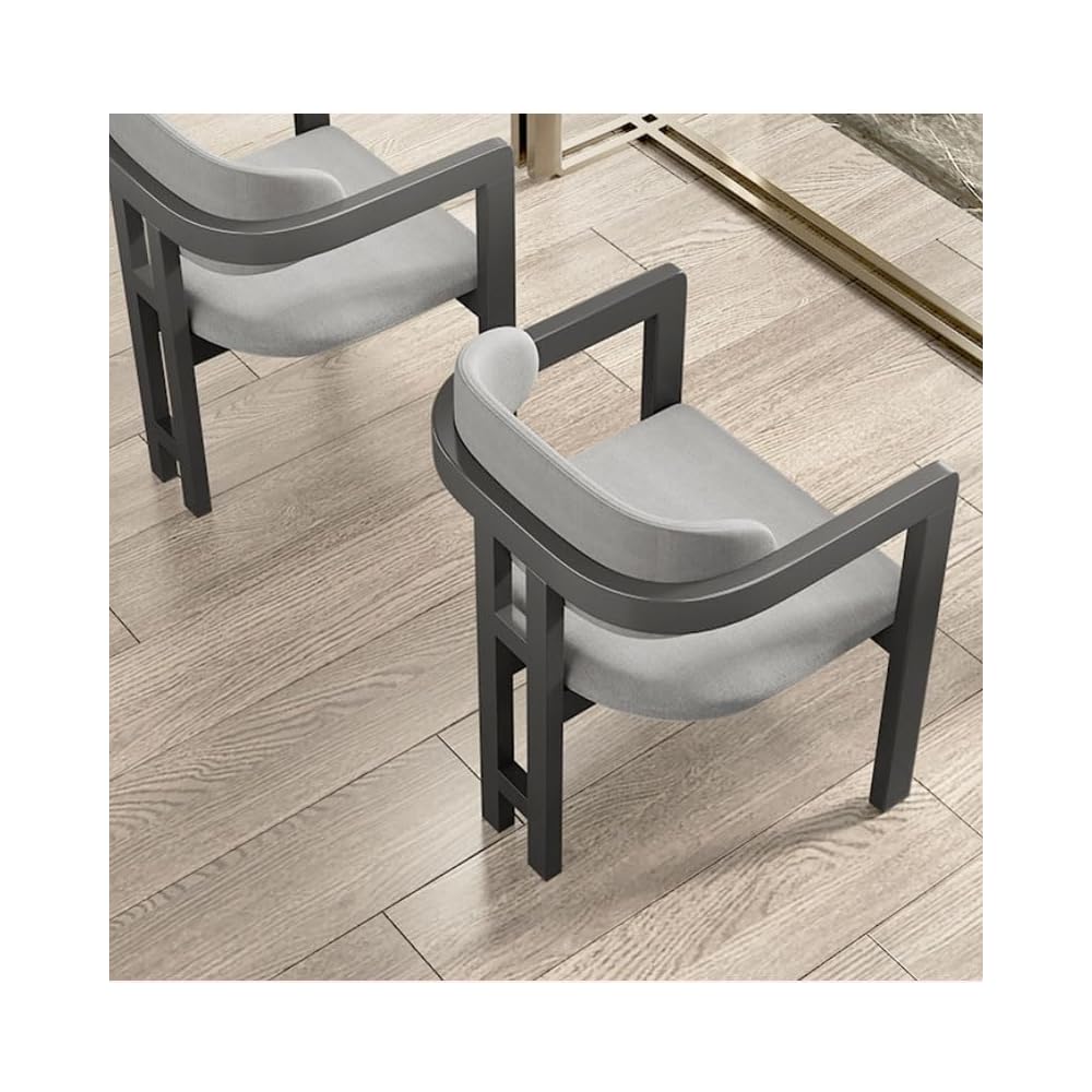 Back Support Armrest Dinning Chair Wooden Retro Vintage Living Room Furniture